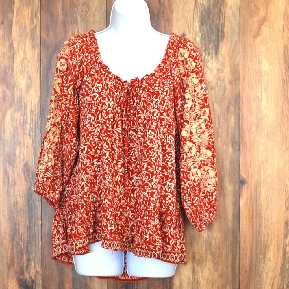 Nostalgia Women's Floral Blouse L